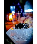 BANISH BAD LUCK ~ ONYX Energy Shift Spell Haunted Ring ~ Wealth &amp; Wishes... - $59.00