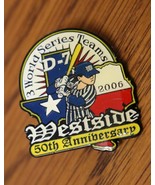 3 World Series Teams WESTSIDE 50th Anniversary 2006 Baseball Lapel Pin/P... - £7.85 GBP