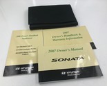 2007 Hyundai Sonata Owners Manual With Case OEM B03B05046 - £14.15 GBP