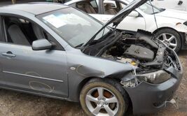 Passenger Side View Mirror Power Non-heated Fits 04-06 MAZDA 3 672830 - $60.17