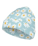Mondxflaur Floral Daisy Winter Children Beanie Hats Warm Baby Knit Caps ... - £13.54 GBP
