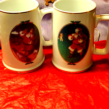 Coca-Cola Santa Christmas vintage mugs - £13.91 GBP