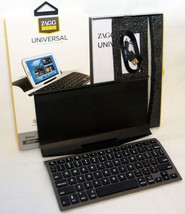 NEW Zagg Keys Universal Tablet Bluetooth Folio Keyboard Stand iPad 2/3/4... - £14.73 GBP