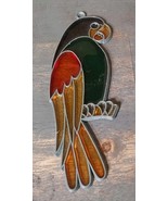 Stained Glass Suncatcher Ornament Window Hanging Tropical Bird 2x5.25 Vi... - $9.50