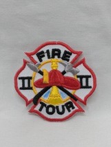 Fire Tour II Embroidered Iron On Patch 2&quot; - £19.73 GBP