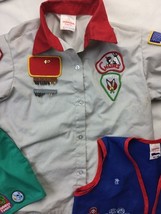 GIRL SCOUT &amp; AWANA  LOT 3 VESTS With PATCHES Used - $376.60 MXN