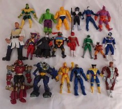 Mixed Lot Of 20 Action Figures, DC Comics Batman, Hulk, Ect. Various Figures - £15.29 GBP