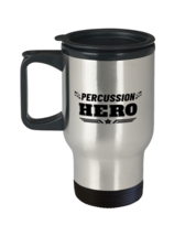 Percussion Hero Player Travel Mug - 14 oz Insulated Coffee Tumbler For Music  - $19.95