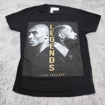  Kobe Bryant Legends Smart Blanks TShirt Mens Medium Black Casual Nipsey Hussle - $22.75