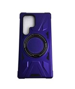 Cell Phone Case for Samsung Galaxy S24 Ultra Purple 360 MagStand Dual Layer - £4.65 GBP