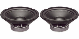 New(2) 8&quot; Woofer Speakers.Replacement 8Ohm.Bass Woofer.Home Audio Pair.E... - £105.43 GBP