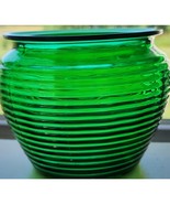 National Potteries Cleveland, Ohio Green Ribbed Glass Division 1162 Mold... - $13.47