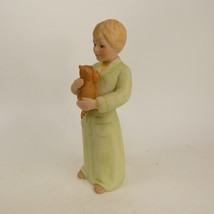 Goebel Usa 1984 Rise And Shine / Irene Spencer Figurine Child Kitten Robe LPJJ9 - $12.00