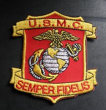 Semper Fi Fidelis Embroidered Patch Usmc Us Marine Corps Marines 3.1 Inches - £4.58 GBP