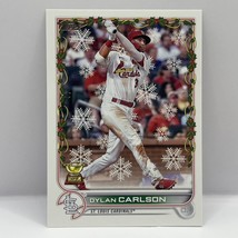 2022 Topps Holiday Baseball Dylan Carlson Base HW57 St. Louis Cardinals - £1.56 GBP