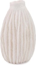 Vase Howard Elliott Cacao Large Textured White Polyresin Poly - $239.00