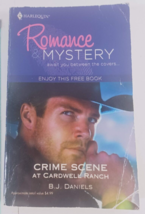crime scene at cardwell ranch by daniels harlequin novel fiction paperback good - £4.74 GBP
