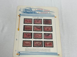 1912/13 US Parcel Post Stamps Complete Used Set Q1-Q12 in Mounts - $57.42