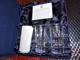 Faberge  Vodka Shot Crystal Glasses  Set of 3 - $195.00