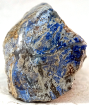 Lapis Lazuli Rough 1 End Polished So you can See Beauty 14.3 oz 405 grams - $24.95