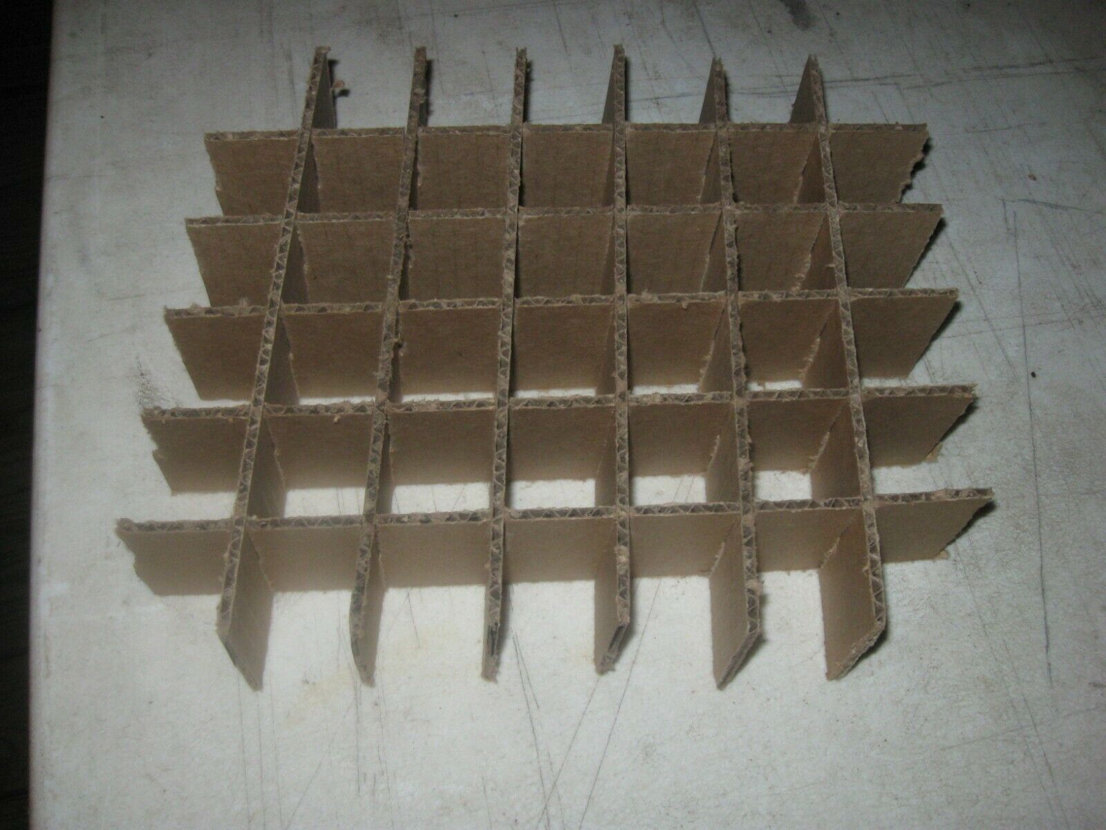 Cardboard Dividers 5 Sets 12 X 10&quot; X 2.3/8&quot; High 42 cell Priority Mail B... - $3.47
