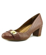 Giani Bernini Lorenn Block Heel Pumps Nutmaple sz 6M - $33.59