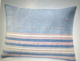 Ralph Lauren Veronique Collection Hither Deco Pillow 15" X 20" Blue Bnwt $215 - $123.45