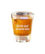 2oz Worlds Most awesome Sister Shot Glass - $276.33 MXN