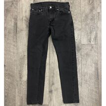 Levis 512 Slim Taper Jeans 30x32 Washed Black Denim 28833-0287 Pants - $19.79