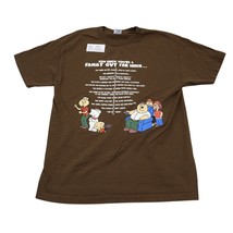 Family Guy Shirt Men L Brown AAA Short Sleeve Graphic Print Crew Neck Co... - €15,89 EUR