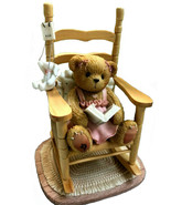 Cherished Teddies 6167918 Lucy Rocking in my Favorite Reading Chair 2001 - $54.13 CAD