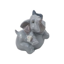 Lladro NAO #1453 Don&#39;t Tell Anybody Elephant &amp; Butterfly Figure RARE - $251.26