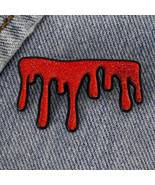 Glitter DRIPPING BLOOD Enamel Pin  ♡ Scary Cute Halloween! ✩ Bloody Vamp... - $9.90