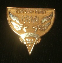 1993 - Kentucky Derby Festival &quot;Gold Filled&quot; Pin in MINT Condition - £117.54 GBP