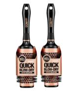 2 Pack Conair Quick Blow-Dry Thermal Square Hairbrush - $17.81