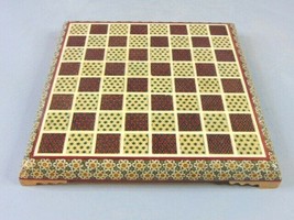 Full Set of Chess W/ Middle Eastern Khatam Marquetry Inlay Board - £389.29 GBP