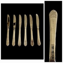 Waldorf Astoria Hotel NYC Dinner Knifes Art Deco Style Set of 6 - $84.15