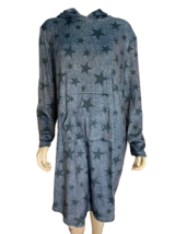 32 Degrees Heat Sleepwear Women's Velour Pullover Hooded Nightshirt XXL ... - $18.99