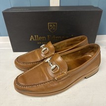 Allen Edmonds CONCORD AVE Men&#39;s Leather BIT Penny Loafers 10.5 E Tan 69117 - $89.09