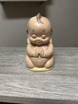 Ceramic Baby Praying 1980 8” Evergreen Statue Vintage Figurine - £17.29 GBP