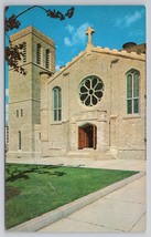 Vintage Mariners&#39; Church Detroit Michigan Civic Center Real Photo Postcard 1950s - £11.15 GBP