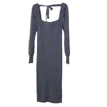 House of Harlow 1960 Dune Blue Rib Knit Sweater Dress Womens Size Medium... - $47.00