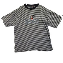 VTG 90s Mickey &amp; Co Blue Embroidered T Shirt Sz L / XL Made In USA Mouse... - £13.21 GBP