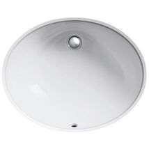 Kohler 2211-0 Caxton Oval Undermount Bathroom Vanity Sink with Overflow ... - $82.90