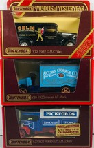 Set of 3 - MATCHBOX Models of Yesteryear - Foden Steam, GMC Van, AC Mack... - $26.68