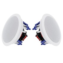5.25 Inch 300 Watts Ceiling Speakers, Premium Spring Loaded In Wall Spea... - £74.24 GBP