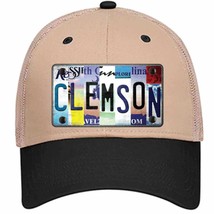 Clemson Strip Art Novelty Khaki Mesh License Plate Hat Tag - £23.17 GBP