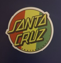 Santa Cruz Skateboards Jamaican Rasta Sticker Decal - £3.55 GBP