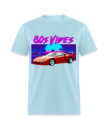 80s Vibes F40 Custom Men&#39;s Graphic Tee; Exotics, Racing - $27.40 CAD