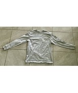 Carhartt T-Shirt Mens Medium Loose Fit Green Long Sleeve Pocket - $13.81